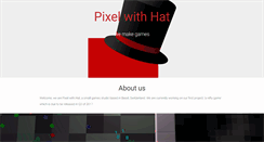 Desktop Screenshot of pixel-with-hat.com